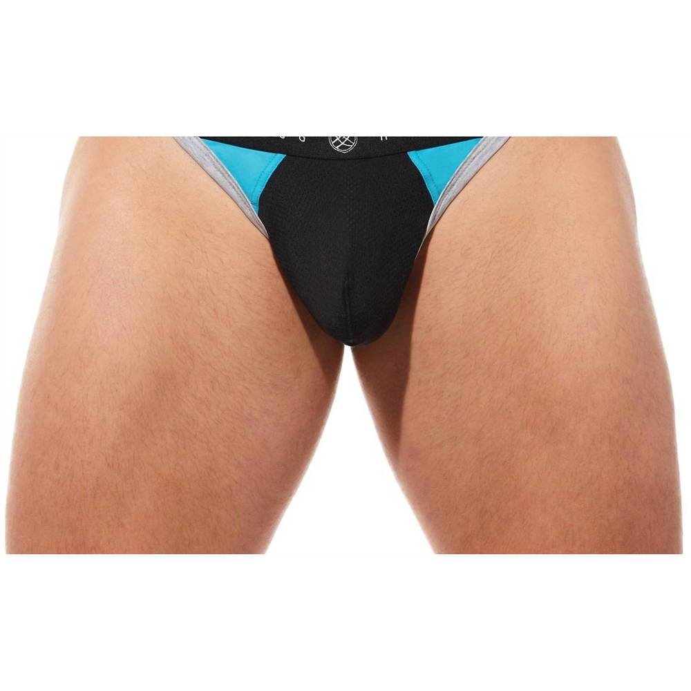 NEW GREGG HOMME men's room-max gym thong in aqua